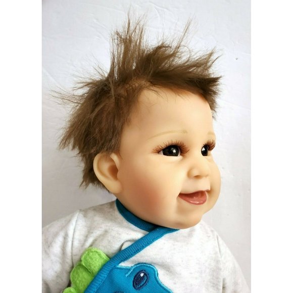RYAN & Rex So Truly Real Lifelike weighted BABY BOY DOLL Ashton Drake ADG NO REX - Picture 8 of 8